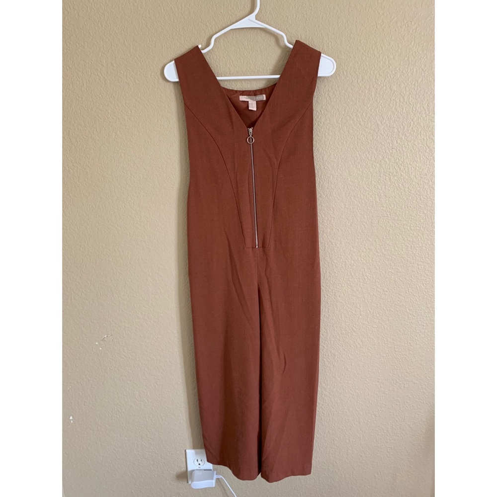 Contemporary Textured Culottes Jumpsuit - Picture 3 of 4